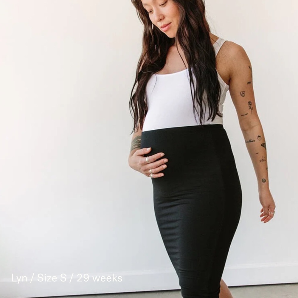 Storq Classic Pencil Skirt – Black – Size M – Maternity Friendly - Picture 2 of 3